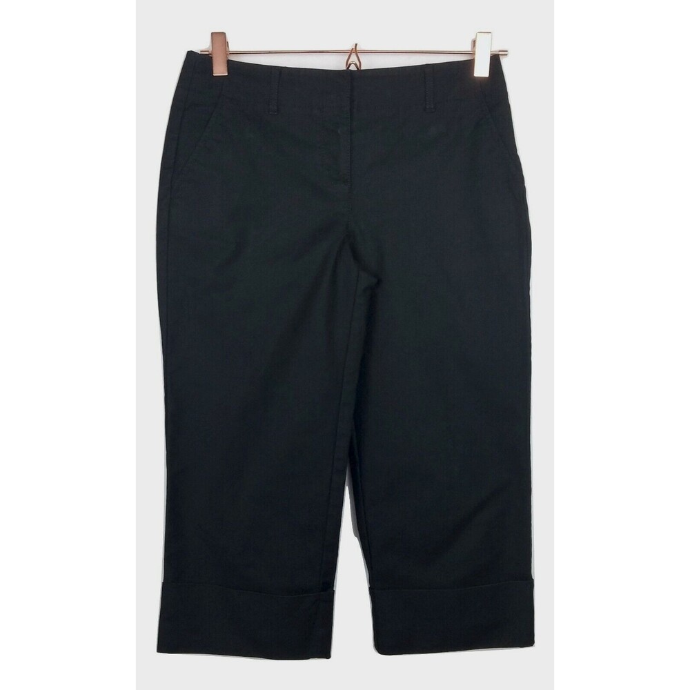 Ann Taylor LOFT Pants 2P Petite Black Trouser Capri